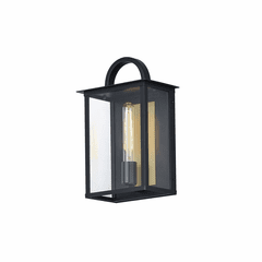 Maxim Manchester 1-Light Outdoor Wall Sconce - Black - 30752CLBK Maxim Manchester 1-Light Outdoor Wall Sconce - Black - 30752CLBK