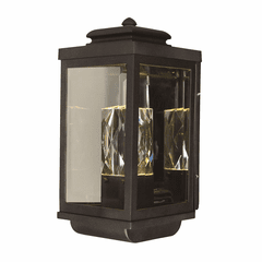 Maxim Mandeville LED 2-LT Outdoor Wall Lantern - Galaxy Black - 53524CLGBK