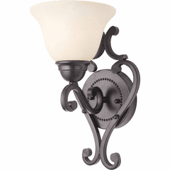 Maxim Manor 1-LT Wall Sconce - Oil Rubbed Bronze - 12211FIOI