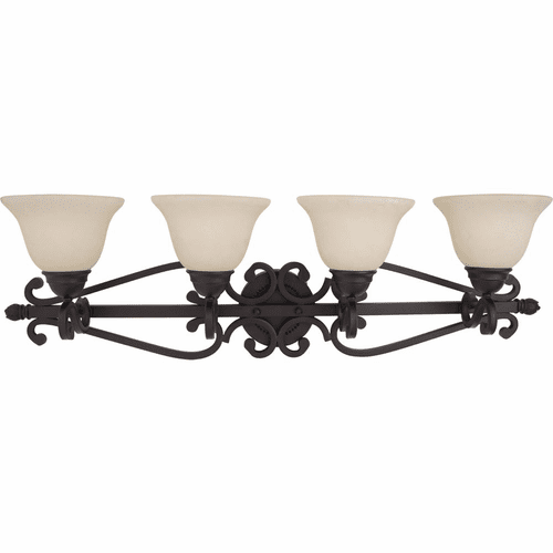 Maxim Manor 4-LT Bath Vanity Light - Oil Rubbed Bronze - 12214FIOI