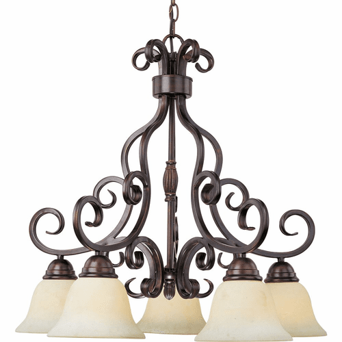 Maxim Manor 5-LT Chandelier - Oil Rubbed Bronze - 12206FIOI