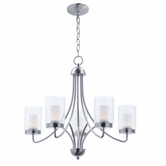 Maxim Mod 5-LT LED Chandelier - Satin Nickel - 30265CLFTSN Maxim Mod 5-LT LED Chandelier - Satin Nickel - 30265CLFTSN