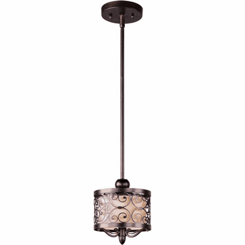 Maxim Mondrian 1-LT Mini Pendant - Umber Bronze - 91150WHUB