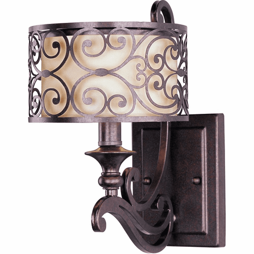 Maxim Mondrian 1-LT Wall Sconce - Umber Bronze - 21152WHUB