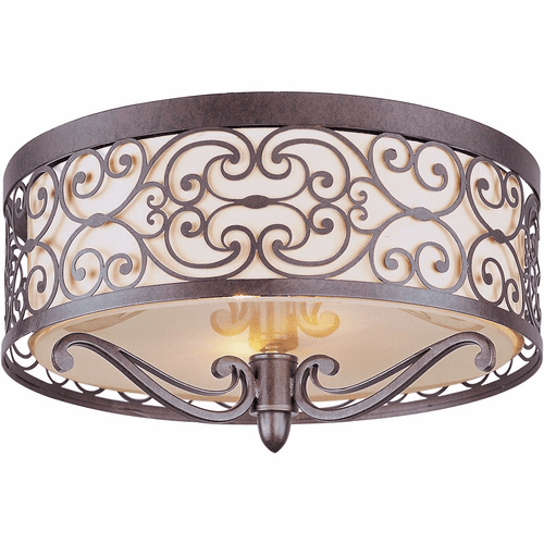Maxim Mondrian 2-LT Flush Mount - Umber Bronze - 21151WHUB