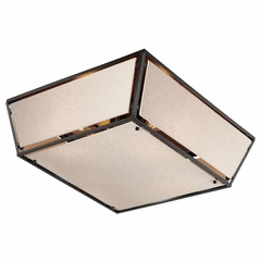 Maxim Montauk 4-Light Flush Mount - Black - 20260FTCVBK