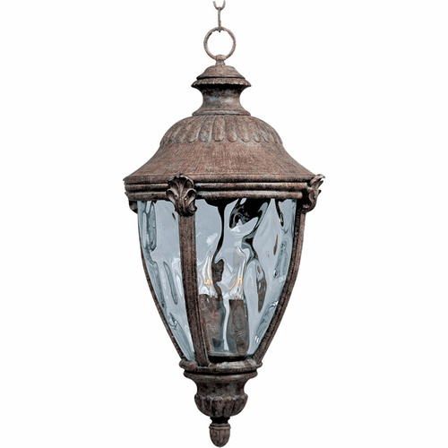 Maxim Morrow Bay Cast 3-LT Outdoor Hanging Lantern - Earth Tone - 3192WGET