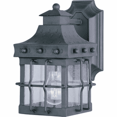Maxim Nantucket 1-LT Outdoor Wall Lantern - Country Forge - 30081CDCF