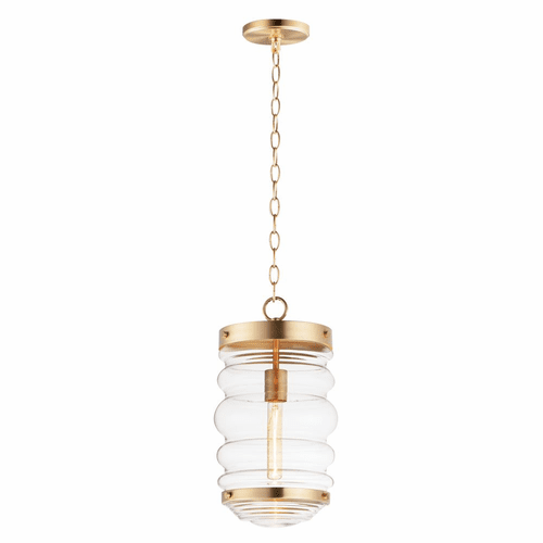 Maxim Newport 1-Light Pendant - Satin Brass - 11124CLSBR
