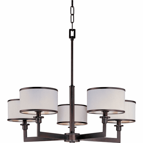 Maxim Nexus 5-LT Single-Tier Chandelier - Oil Rubbed Bronze - 12055WTOI