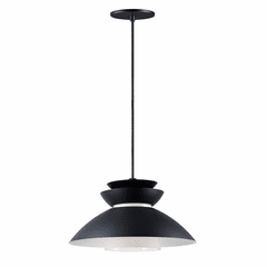 Maxim Nordic 1-LT Pendant - Black - 11359WTBK Maxim Nordic 1-LT Pendant - Black - 11359WTBK