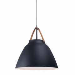 Maxim Nordic 1-LT Pendant - Tan Leather / Black - 11358TNBK Maxim Nordic 1-LT Pendant - Tan Leather / Black - 11358TNBK