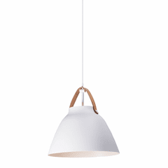 Maxim Nordic 1-LT Pendant - Tan Leather / White - 11356TNWT Maxim Nordic 1-LT Pendant - Tan Leather / White - 11356TNWT