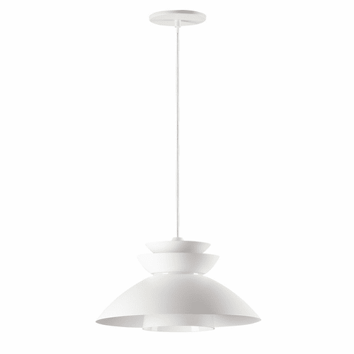 Maxim Nordic 1-LT Pendant - White - 11359WTWT