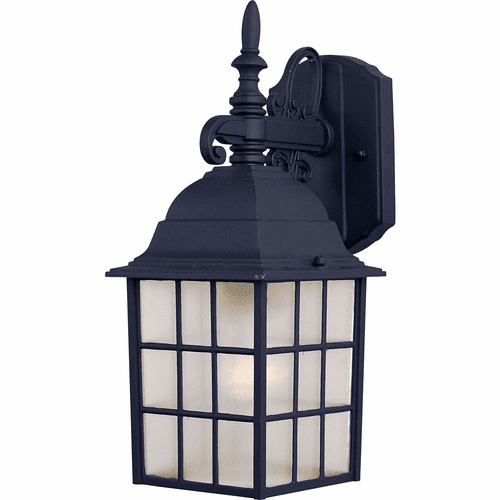 Maxim North Church 1-LT Outdoor Wall Lantern - Black - 1051BK