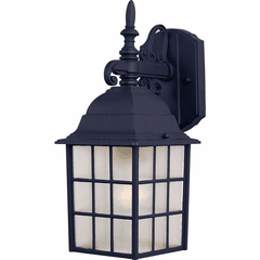 Maxim North Church 1-LT Outdoor Wall Lantern - Black - 1051BK