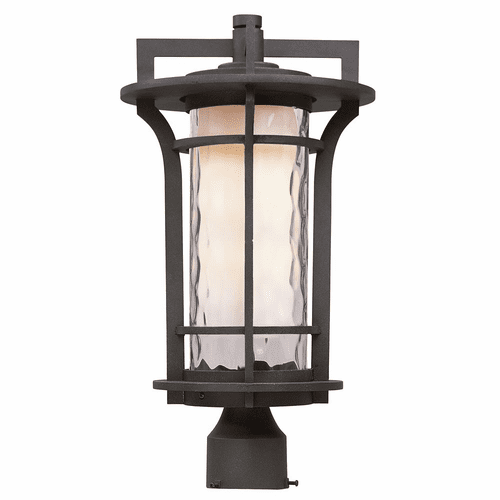 Maxim Oakville LED 1-LT Outdoor Pole/Post Lantern - Black Oxide - 65780WGBO