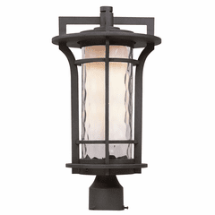 Maxim Oakville LED 1-LT Outdoor Pole/Post Lantern - Black Oxide - 65780WGBO Maxim Oakville LED 1-LT Outdoor Pole/Post Lantern - Black Oxide - 65780WGBO