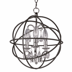 Maxim Orbit 3-LT Pendant - Anthracite / Polished Nickel - 25140ARPN Maxim Orbit 3-LT Pendant - Anthracite / Polished Nickel - 25140ARPN