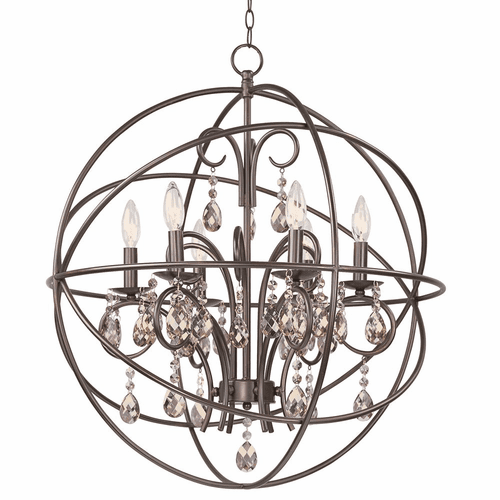 Maxim Orbit 6-LT Pendant - Oil Rubbed Bronze - 25144OI