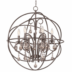 Maxim Orbit 6-LT Pendant - Oil Rubbed Bronze - 25144OI Maxim Orbit 6-LT Pendant - Oil Rubbed Bronze - 25144OI
