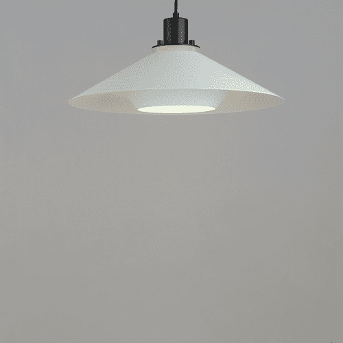 Maxim Oslo 1-Light Large Pendant - Black / White - 11414BKWT
