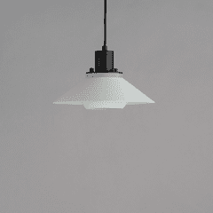 Maxim Oslo 1-Light Small Pendant - Black / White - 11410BKWT Maxim Oslo 1-Light Small Pendant - Black / White - 11410BKWT
