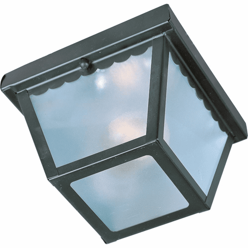 Maxim Outdoor Essentials 1-LT Outdoor Flush Mount - Black - 6203FTBK