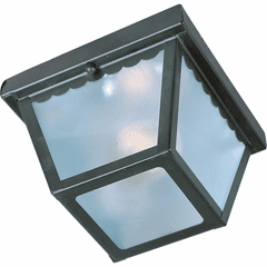 Maxim Outdoor Essentials 1-LT Outdoor Flush Mount - Black - 6203FTBK