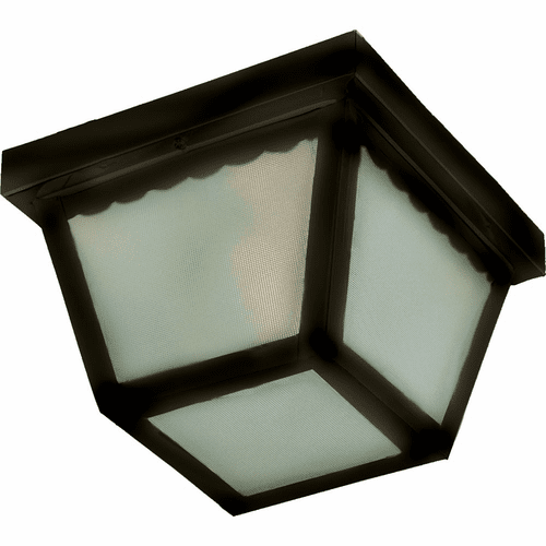 Maxim Outdoor Essentials 2-LT Outdoor Flush Mount - Black - 6204FTBK