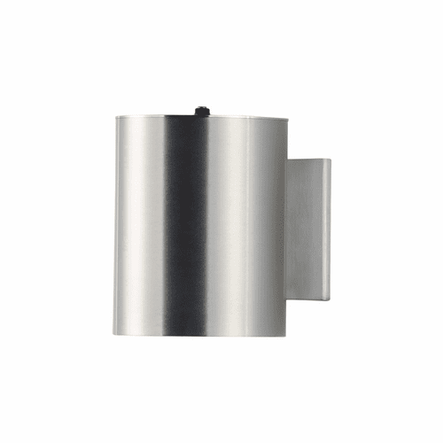 Maxim Outpost 1-Light 7.25"H Sconce w/ Photocell - Brushed Aluminum - 26101AL/PHC