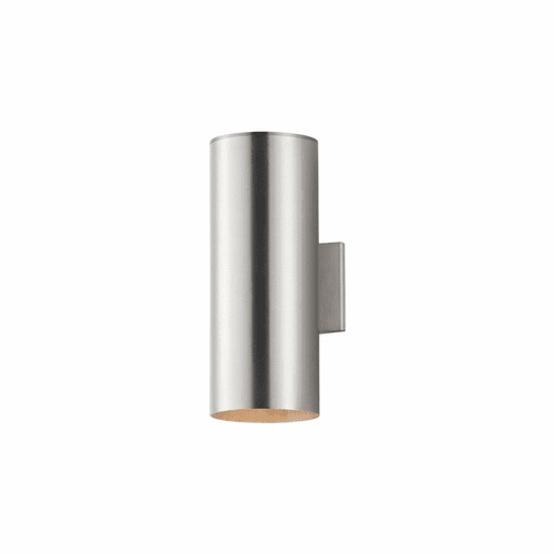 Maxim Outpost 2-Light 15"H Outdoor Wall Sconce - Brushed Aluminum - 26103AL