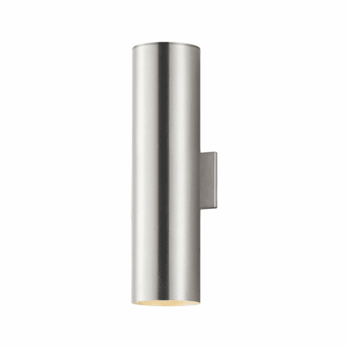 Maxim Outpost 2-Light 22"H Outdoor Wall Sconce - Brushed Aluminum - 86405AL