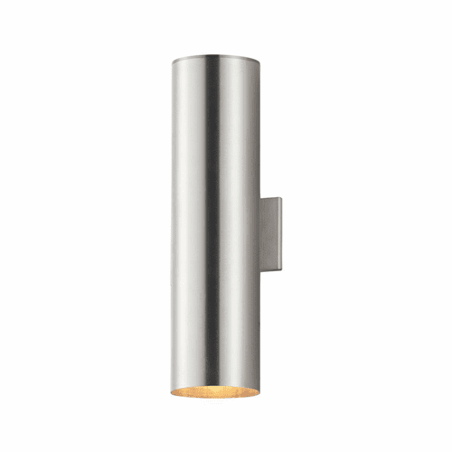 Maxim Outpost 2-Light Outdoor Wall Mount - Brushed Aluminum - 26109AL