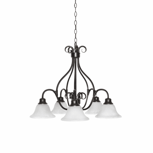 Maxim Pacific 5-LT Chandelier - Kentucky Bronze - 2657MRKB