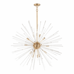 Maxim Polaris 16-Light Pendant - Satin Brass - 28666CLSBR