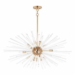 Maxim Polaris 16-Light Pendant - Satin Brass - 28668CLSBR