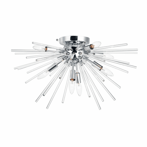 Maxim Polaris 8-LT Flush Mount - Polished Chrome - 28660CLPC