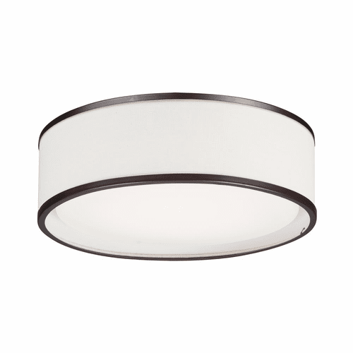 Maxim Prime 16" W LED Flush Mount - Oil Rubbed Bronze - 10221OMOI