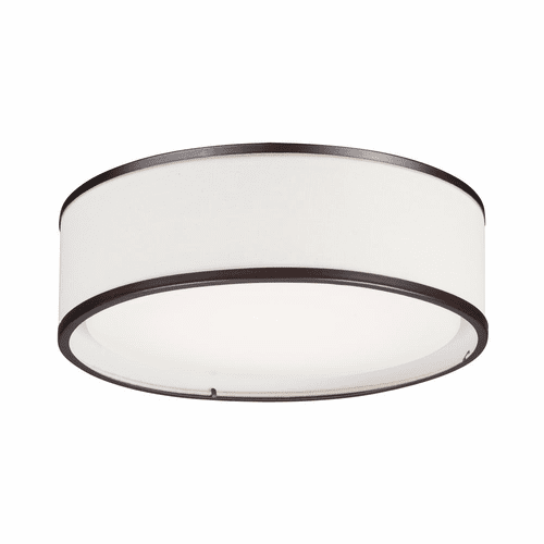 Maxim Prime 16" W LED Flush Mount - Oil Rubbed Bronze - 10231OMOI