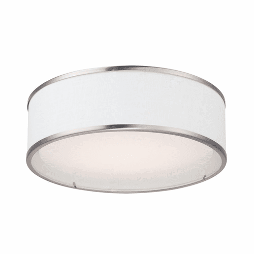 Maxim Prime 16" W LED Flush Mount - Satin Nickel - 10221WLSN