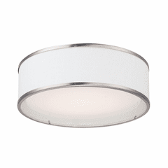 Maxim Prime 16" W LED Flush Mount - Satin Nickel - 10221WLSN