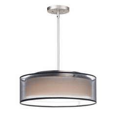 Maxim Prime 16"W LED Pendant - Satin Nickel - 10224BOSN