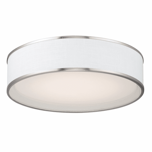Maxim Prime 20" W LED Flush Mount - Satin Nickel - 10223WLSN
