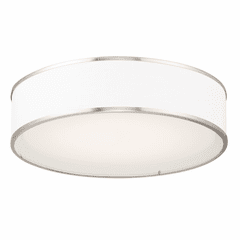 Maxim Prime 20" W LED Flush Mount - Satin Nickel - 10233WLSN Maxim Prime 20" W LED Flush Mount - Satin Nickel - 10233WLSN