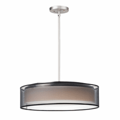 Maxim Prime 20"W LED Pendant - Satin Nickel - 10226BOSN