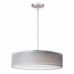 Maxim Prime 20"W LED Pendant - Satin Nickel - 10226WOSN