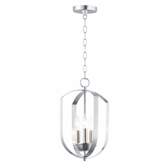 Maxim Provident 3-Light Chandelier - Satin Nickel - 10033SN Maxim Provident 3-Light Chandelier - Satin Nickel - 10033SN