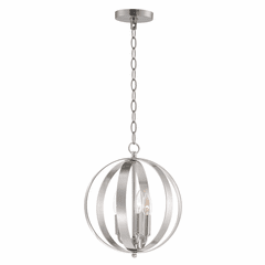 Maxim Provident 3-LT Chandelier - Satin Nickel - 10030SN