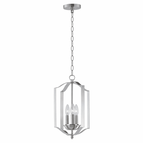 Maxim Provident 3-LT Chandelier - Satin Nickel - 10035SN